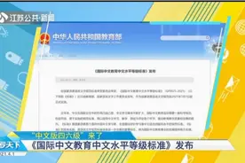 “中文版四六级”来了！《国际中文教育中文水平等级标准》发布视频封面