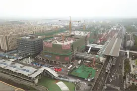 南京城东交通枢纽呼之欲出 马群综合换乘中心年底竣工图片