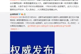 成都消防：温江区一单层自建房发生火灾，过火面积约20平方米，无人员伤亡图片