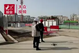 视频｜全视角“天眼”助力“尘埃落定”蓬莱区使用无人机航拍监测，打造扬尘监管新模式图片