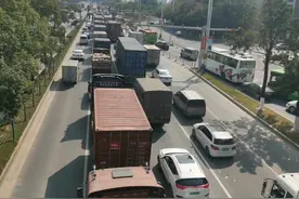 注意！番禺大道南往北方向路段拟实施货车限行图片