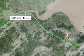 昨晚杭州萧山机场多架飞机盘旋延迟降落，或因不明飞行器影响图片