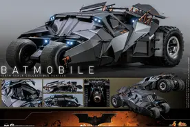 Hottoys诺兰版蝙蝠车1/6模型 售价3980元图片