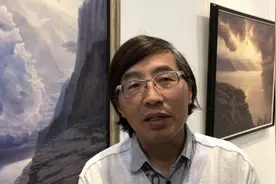这场风景油画展为何半数作品都是三峡？艺术家崔毅：小时候记忆与三峡有关，三峡移民最打动自己图片