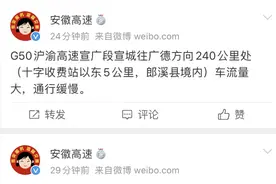 清明假期返程高峰 安徽高速这些路段车流量大图片