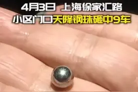 上海12岁男孩30楼扔钢珠砸坏9辆车，200万路虎天窗被砸坏图片