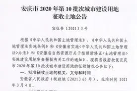 安庆这两个地方的征收地块补偿方案出来了图片