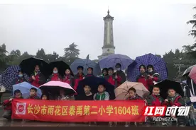 雨花区泰禹二小：清明寄哀思 献上自制小白花致敬革命烈士图片