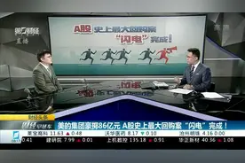 美的集团豪掷86亿元 A股史上最大回购案“闪电”完成！｜财经头条视频封面