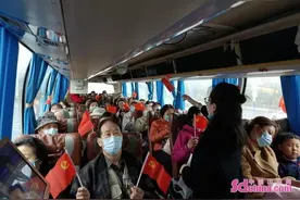 “红色巴士，温情之旅”——青岛湛山街道发出通往春天的红色列车图片