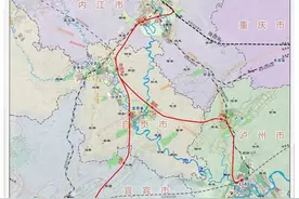 绵泸高铁“上线”！川南城际铁路内自泸线更名啦图片