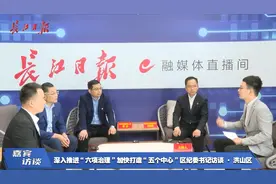 深入推进“六项治理”，加快打造“五个中心”，洪山区纪委书记做客长江日报直播间视频封面