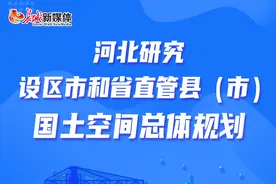 图解｜河北研究设区市和省直管县（市）国土空间总体规划图片
