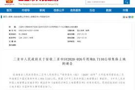 三亚这些集体土地被征收！规划性质、补偿标准公布→图片