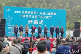 快讯丨陕西省第十五届兰花展暨宁陕县第五届秦岭兰花文化艺术节开幕图片