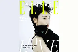 Angelababy短发造型登封 黑猫大片尽显神秘慵懒图片