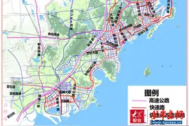 青岛西海岸新区交通基建项目“春潮涌动”图片