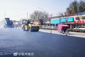 亳州：国道105南路面改造取得新进展图片
