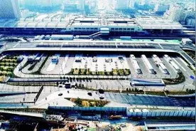 最新！太原火车站东广场建成！地铁1号线已有车站主体建成图片