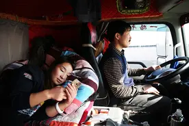 「图集」走进货车司机的真实生活：以车为家，星夜兼程图片