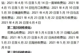 10日起哈绥高速这些收费站相继封闭图片