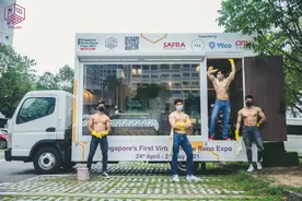 新加坡一装修公司推“猛男上门”保洁服务引热议，网友：照骗图片