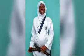 怀胎八月，她参加跆拳道比赛拿到金牌。然而，网友却吵起来了图片