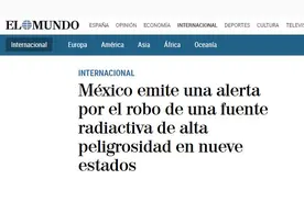 含放射源设备被盗后，墨西哥政府向9个州发出警报图片