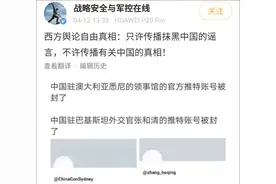 推特再玩“双标”，封禁我驻巴基斯坦外交官和驻悉尼领事馆官方账号图片