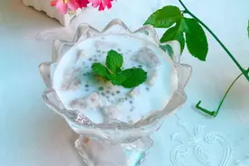 #糖小朵甜蜜控糖秘籍#香浓软糯的椰汁香芋西米露图片