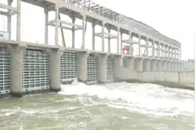 汤坝航电枢纽已达正常蓄水位图片