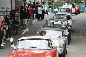 日本名古屋举行老爷车拉力赛 复古怀旧的感觉爆棚图片
