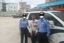 广东高州：逃犯拜神求保佑 刚出庙门即被抓图片