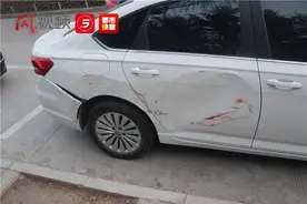 西安一轿车与大货车发生事故后，司机一路狂追！结果太尴尬图片
