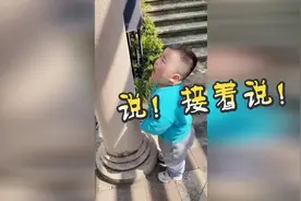 27秒｜戏精！2岁萌娃被家长罚说“我不骂人了”结果还自己加戏图片