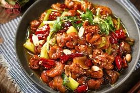 #豆果10周年生日快乐#香辣家常下饭菜「干煸肥肠」图片