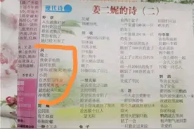 初中读物现“惊悚”诗歌 家长：画面感强，小孩吓坏了图片