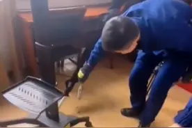 消防员遇到老鼠吓到尖叫，场面一度失控！网友：建议打110求救图片