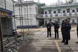 雅安市名山区副区长、分局党委书记、局长魏启明一行到百丈派出所检查指导工作图片