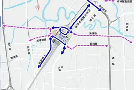 合肥清溪路将建高架桥 连通新西站南北落客平台图片