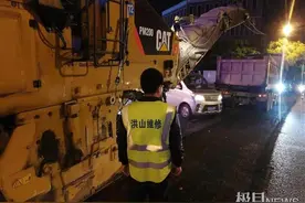 武汉市洪山区卓刀泉南路维修完毕，道路面貌焕然一新图片