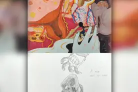 “妙笔生花”，医学生画创意人体解剖图视频封面