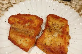 鲜味无敌的外酥里嫩的香煎巴沙鱼柳，大人小孩都爱吃图片