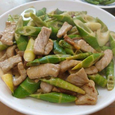 这道鲜笋炒肉片简单快手，超下饭