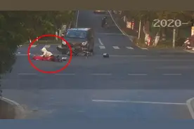 女子骑电瓶车载女儿和母亲闯红灯被撞飞：女儿死亡，女子获刑图片