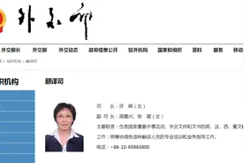 “首席翻译”张璐，履新图片