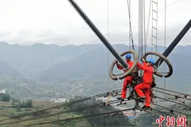 国网重庆电力首次成功使用无人机装备完成特高压线路检修图片