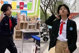 68秒丨飒！10岁短发女孩教室跳舞 英姿飒爽自信十足视频封面