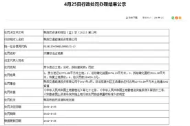 涉嫌非法占地 国企阜阳交通能源投资有限公司被罚15万余元图片