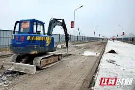 湘潭二大桥维修加固工程施工稳步推进图片